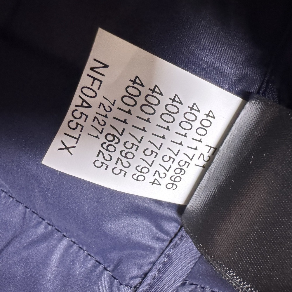 North Face Vest Womens S Gillet 700 Down Puffer Quilted Full Zip Hike Navy - Picture 11 of 14